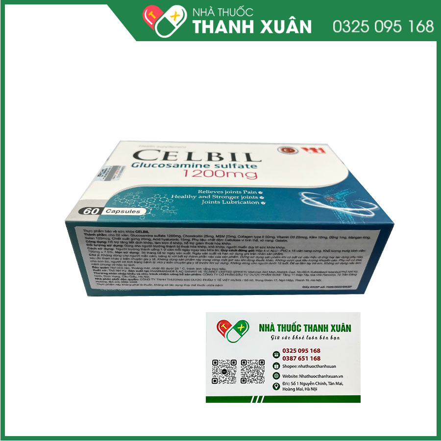 Celbil tăng tiết dịch khớp, tăng tái tạo mô sụn khớp